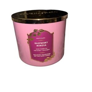 White Barn Raspberry Mimosa 3 Wick Candle, New